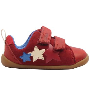 CLARKS ROAMER CITY T SHOE - RED F
